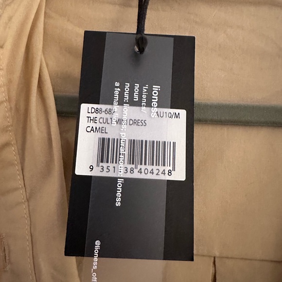 Lioness The Cult Mini Dress in Camel - Picture 3 of 5